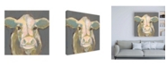 Trademark Global Jennifer Goldberger Blush Faced Cow I Canvas Art - 15.5" x 21"